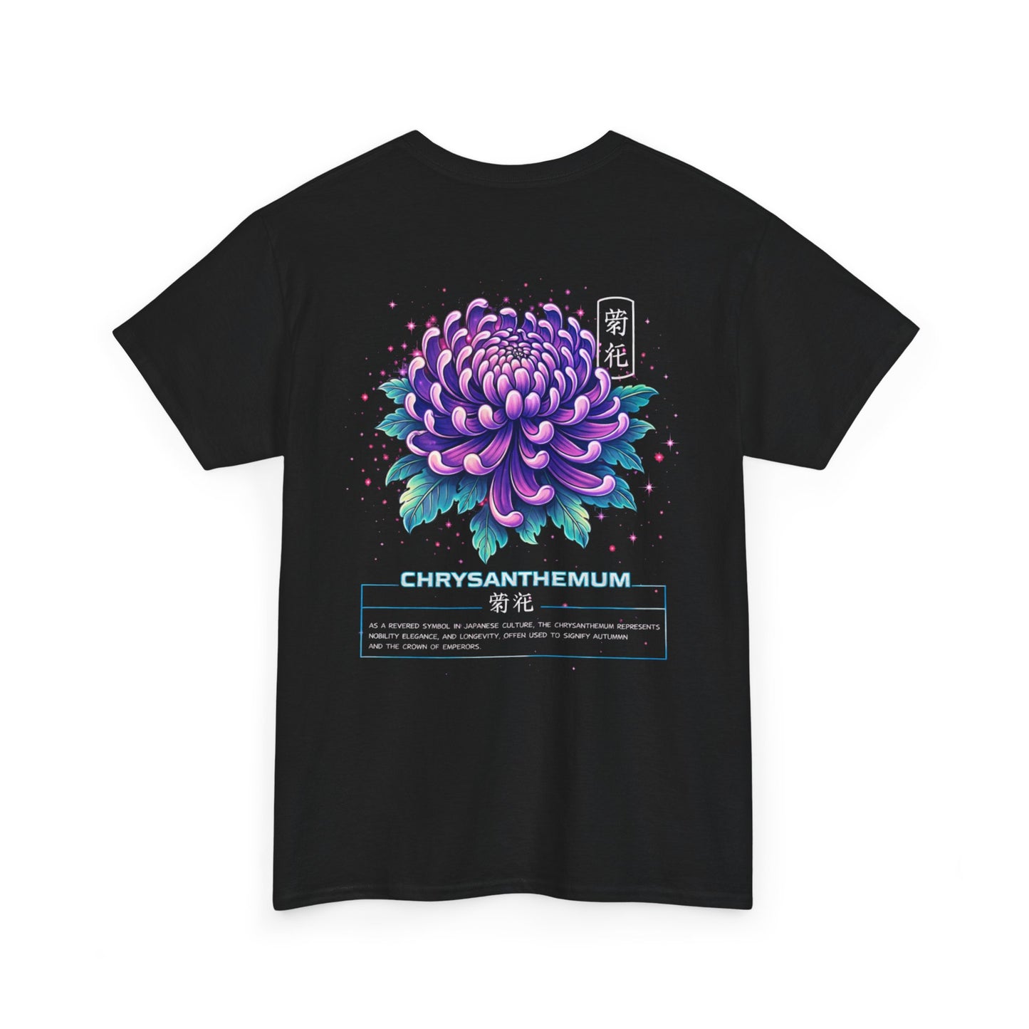 Chrysanthemum Graphic Tee – “Royal Energy”