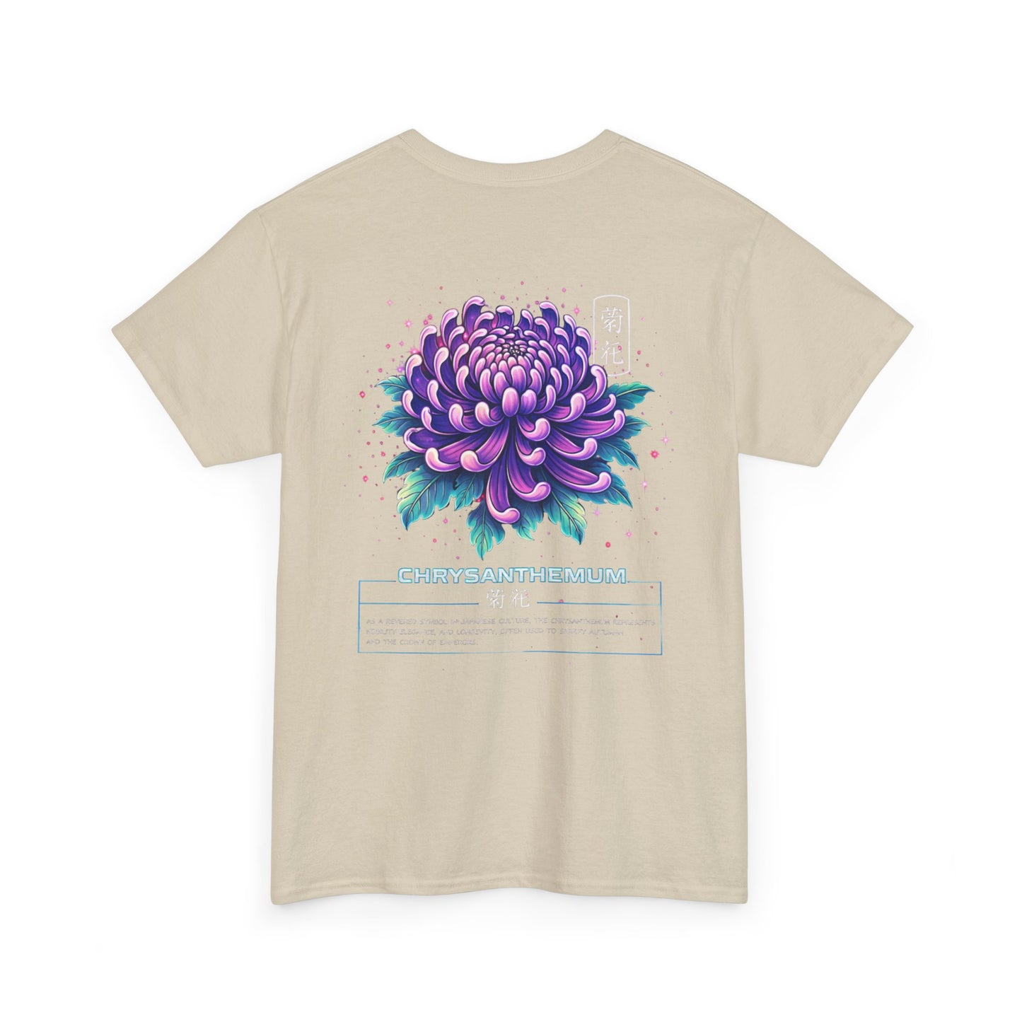 Chrysanthemum Graphic Tee – “Royal Energy”