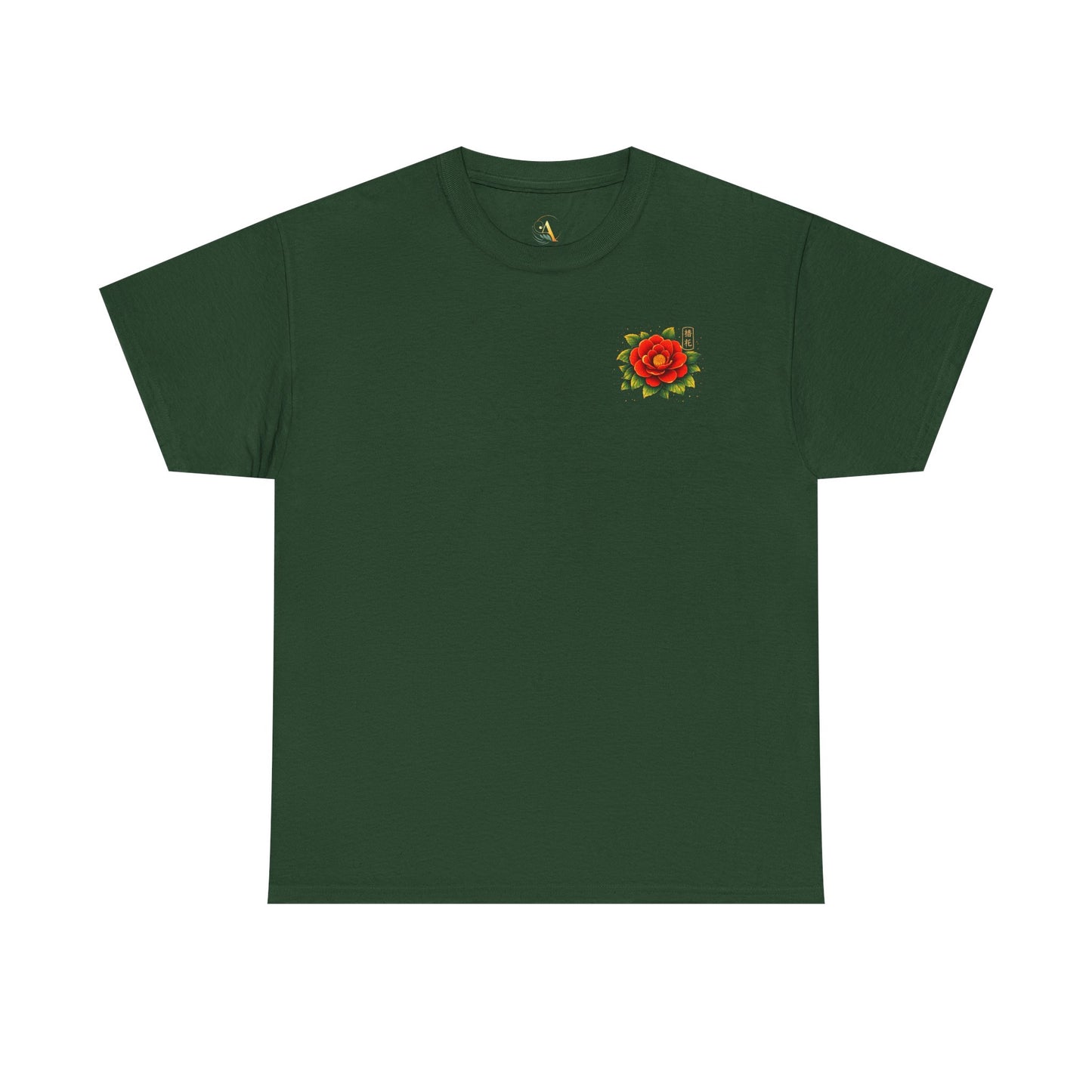 Camellia Graphic Tee – “Love & Elegance”