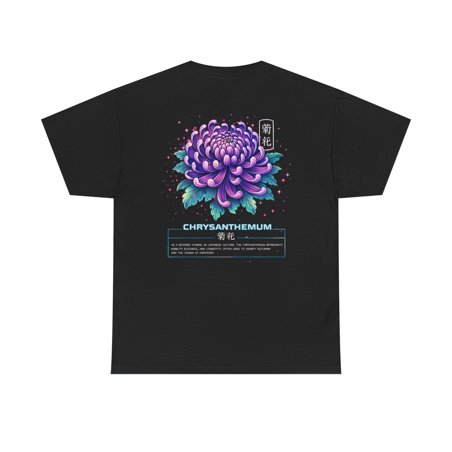 Chrysanthemum Graphic Tee – “Royal Energy”