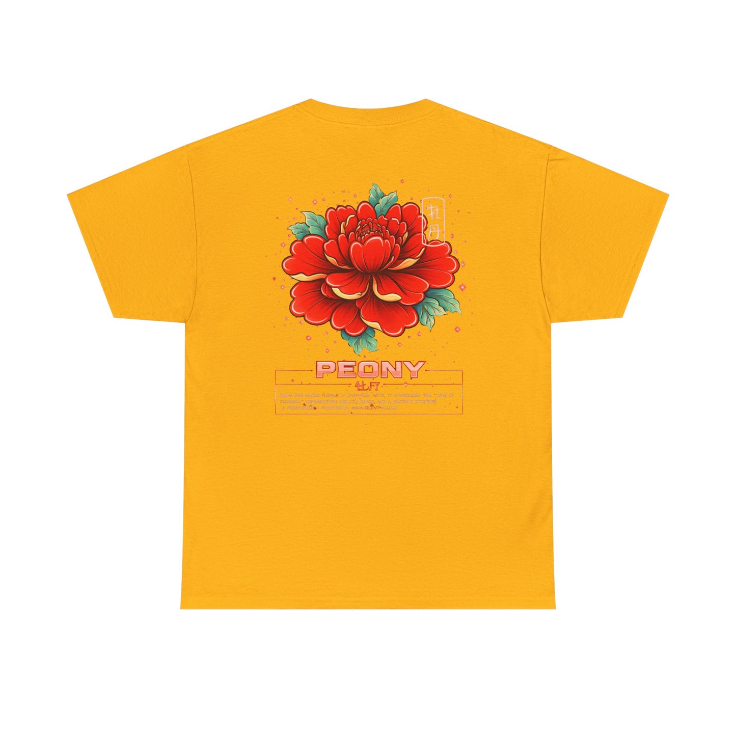 Peony Graphic Tee – “King of Flowers”