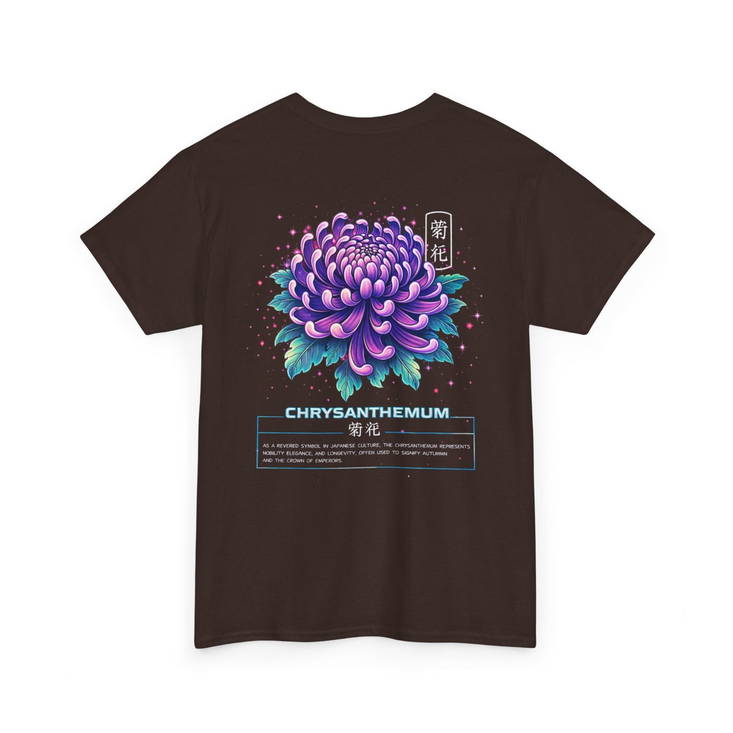 Chrysanthemum Graphic Tee – “Royal Energy”