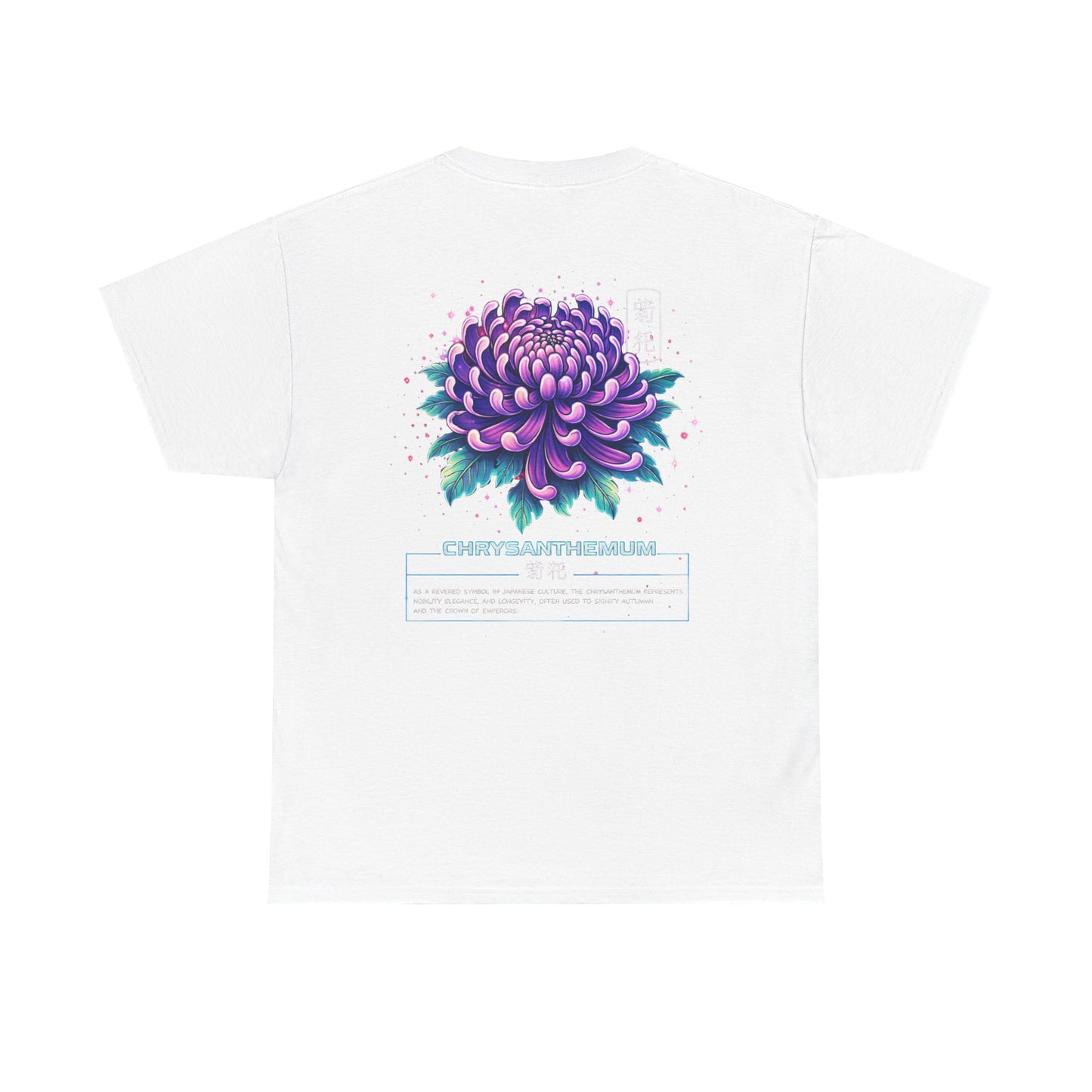 Chrysanthemum Graphic Tee – “Royal Energy”