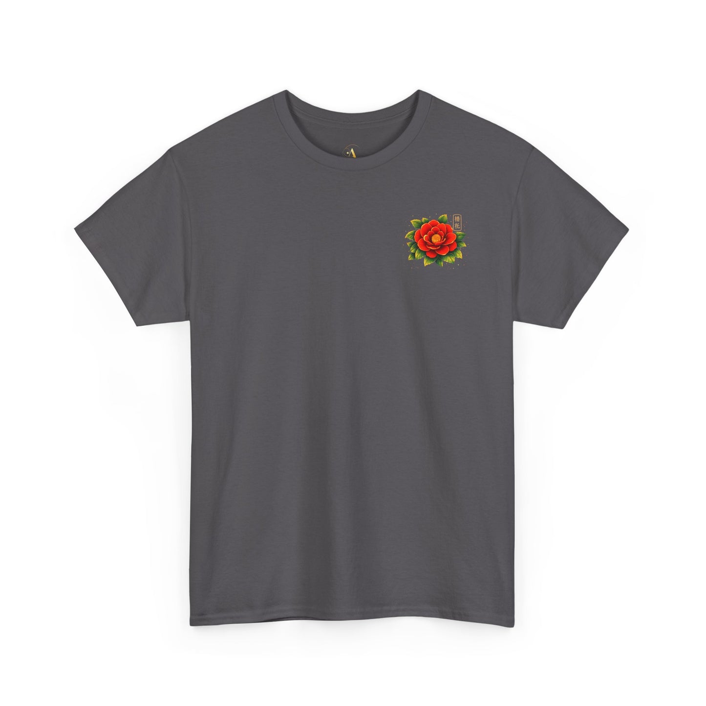 Camellia Graphic Tee – “Love & Elegance”