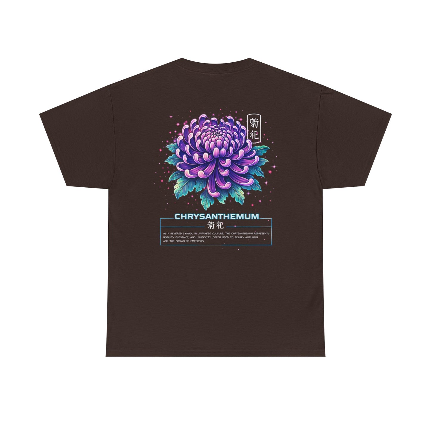Chrysanthemum Graphic Tee – “Royal Energy”