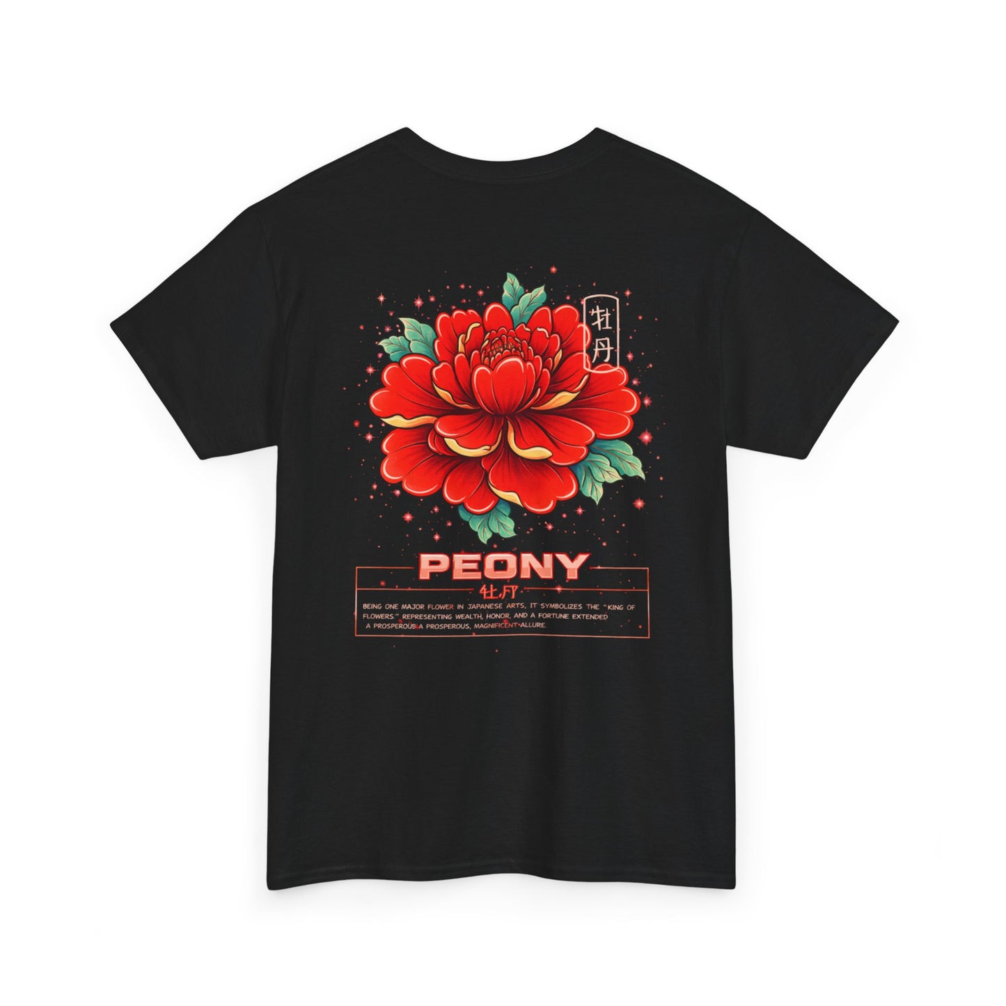 Peony Graphic Tee – “King of Flowers”