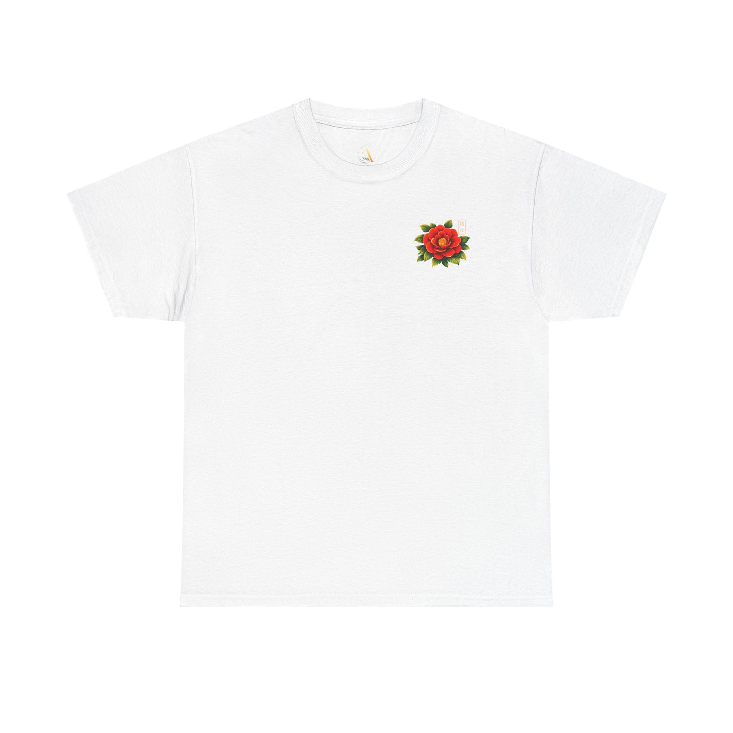 Camellia Graphic Tee – “Love & Elegance”