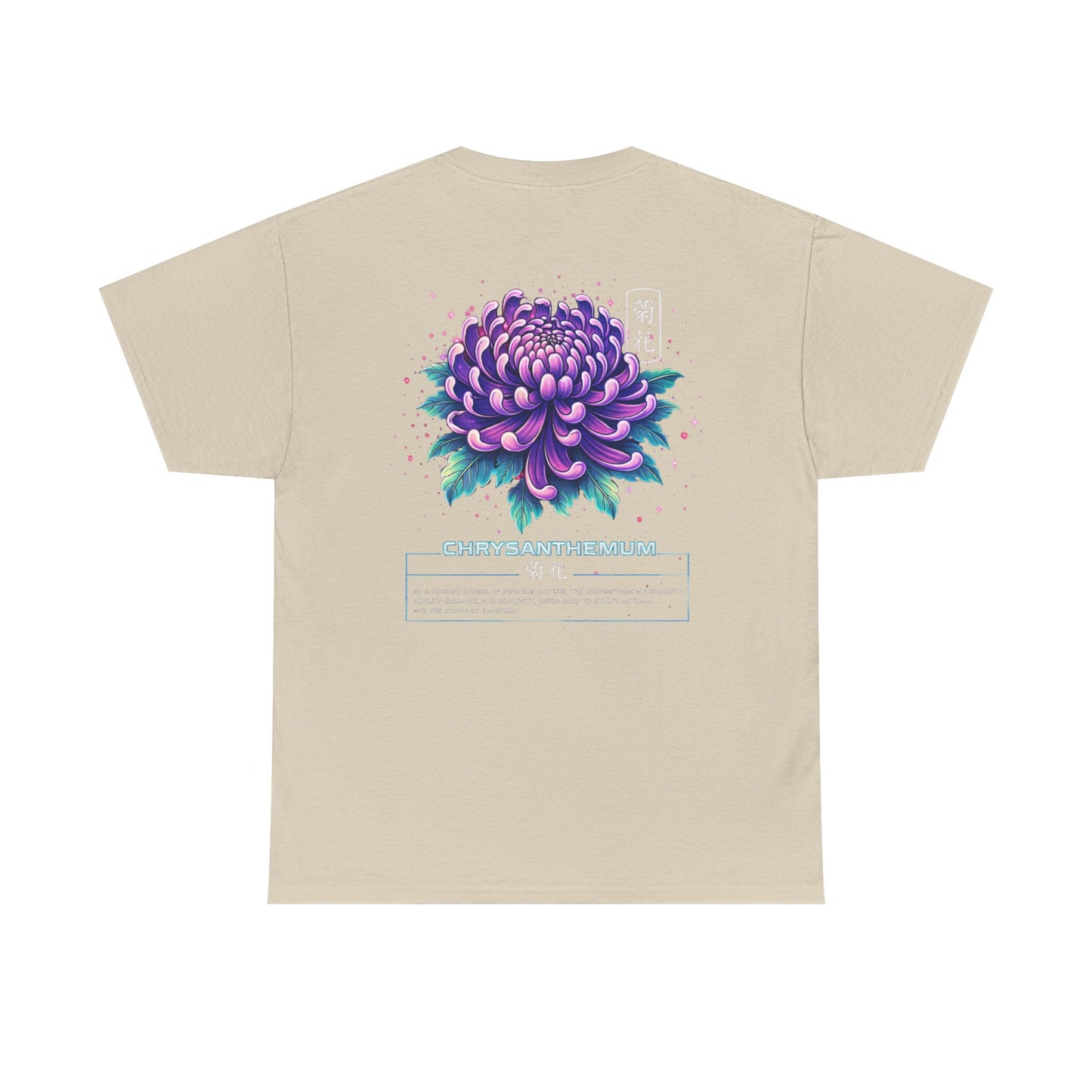 Chrysanthemum Graphic Tee – “Royal Energy”