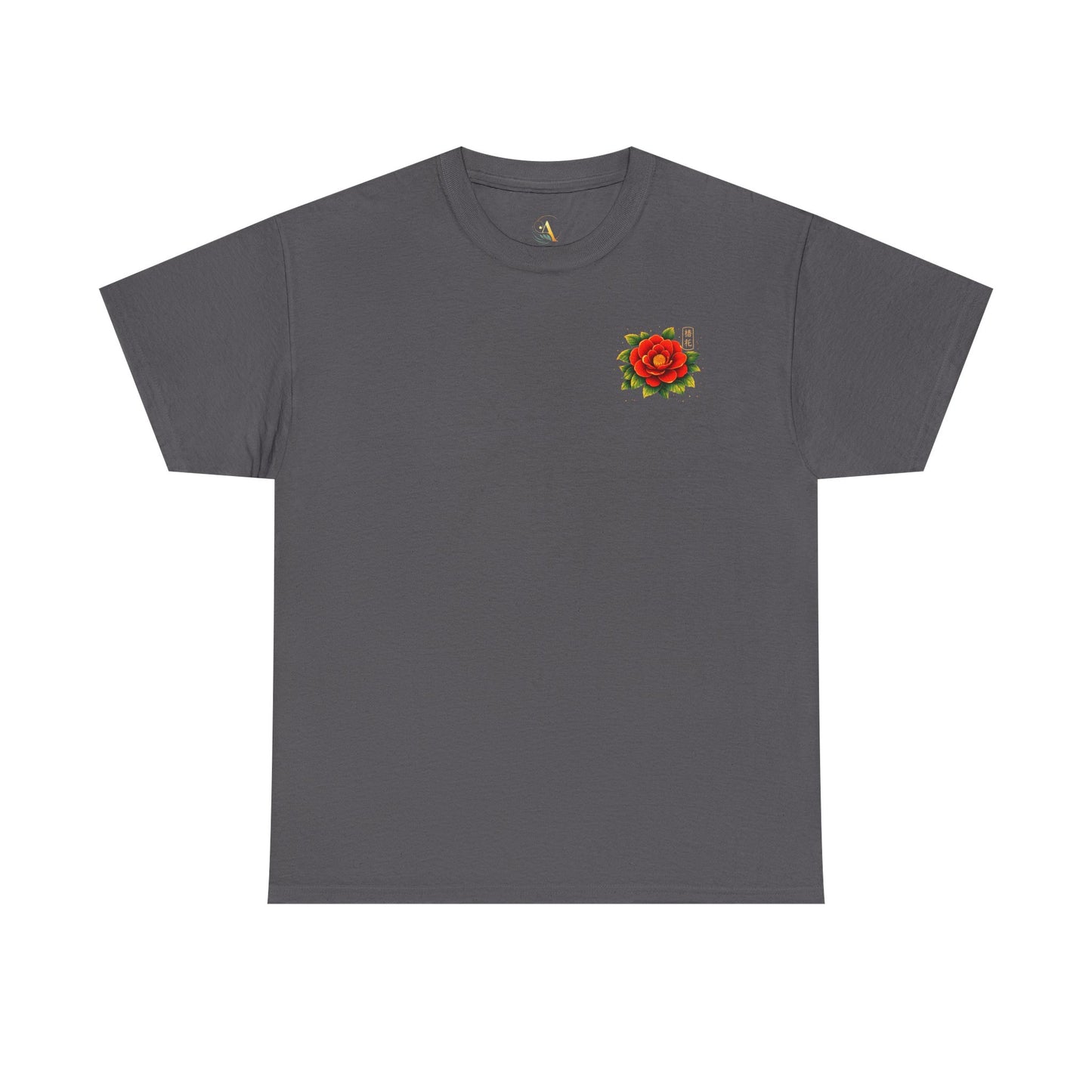 Camellia Graphic Tee – “Love & Elegance”