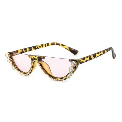Luxury Crystal Cat-Eye Sunglasses